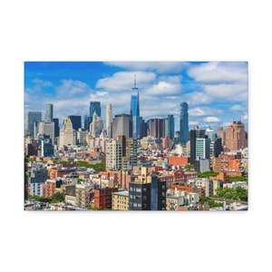 New York Daytime Skyline Canvas Artwork Breathtaking Stunning Cityscape for Home